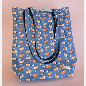 Handlenett - Bl� marsvin