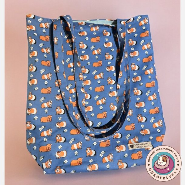 Handlenett - Bl� marsvin