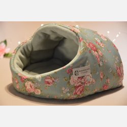 Hule - Grnn med blomster