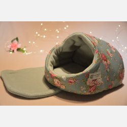 Hule - Grnn med blomster